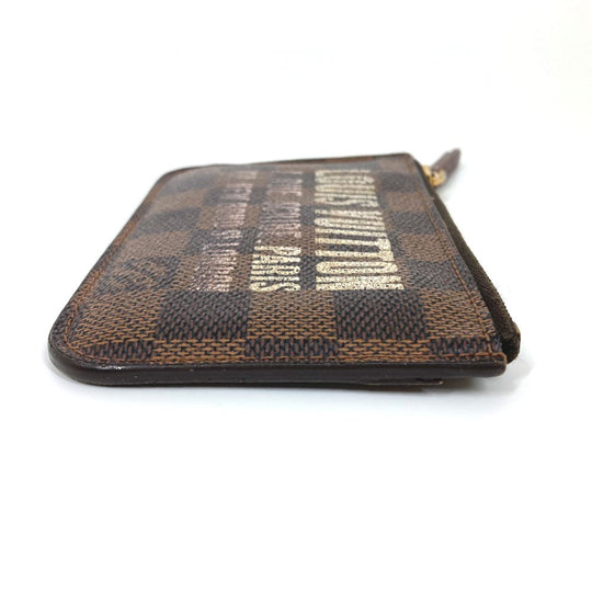 LOUIS VUITTON Coin case N63094 Damier canvas Brown Damier Pochette cree Women Used Authentic