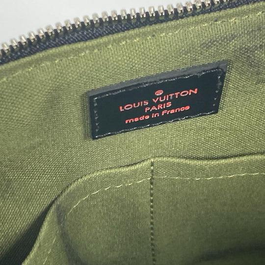 LOUIS VUITTON Shoulder Bag M41500 Coated canvas black Monogram Anfra Rouge Alma PM Women Used Authentic
