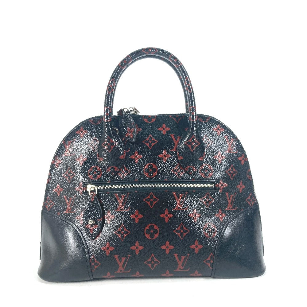 LOUIS VUITTON Shoulder Bag M41500 Coated canvas black Monogram Anfra Rouge Alma PM Women Used Authentic