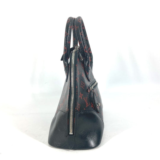 LOUIS VUITTON Shoulder Bag M41500 Coated canvas black Monogram Anfra Rouge Alma PM Women Used Authentic
