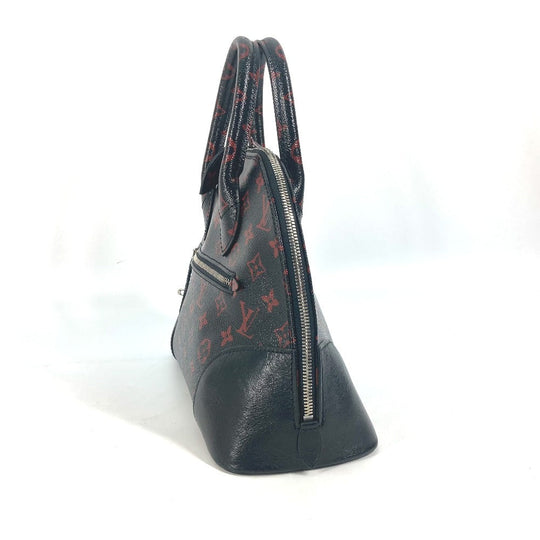 LOUIS VUITTON Shoulder Bag M41500 Coated canvas black Monogram Anfra Rouge Alma PM Women Used Authentic