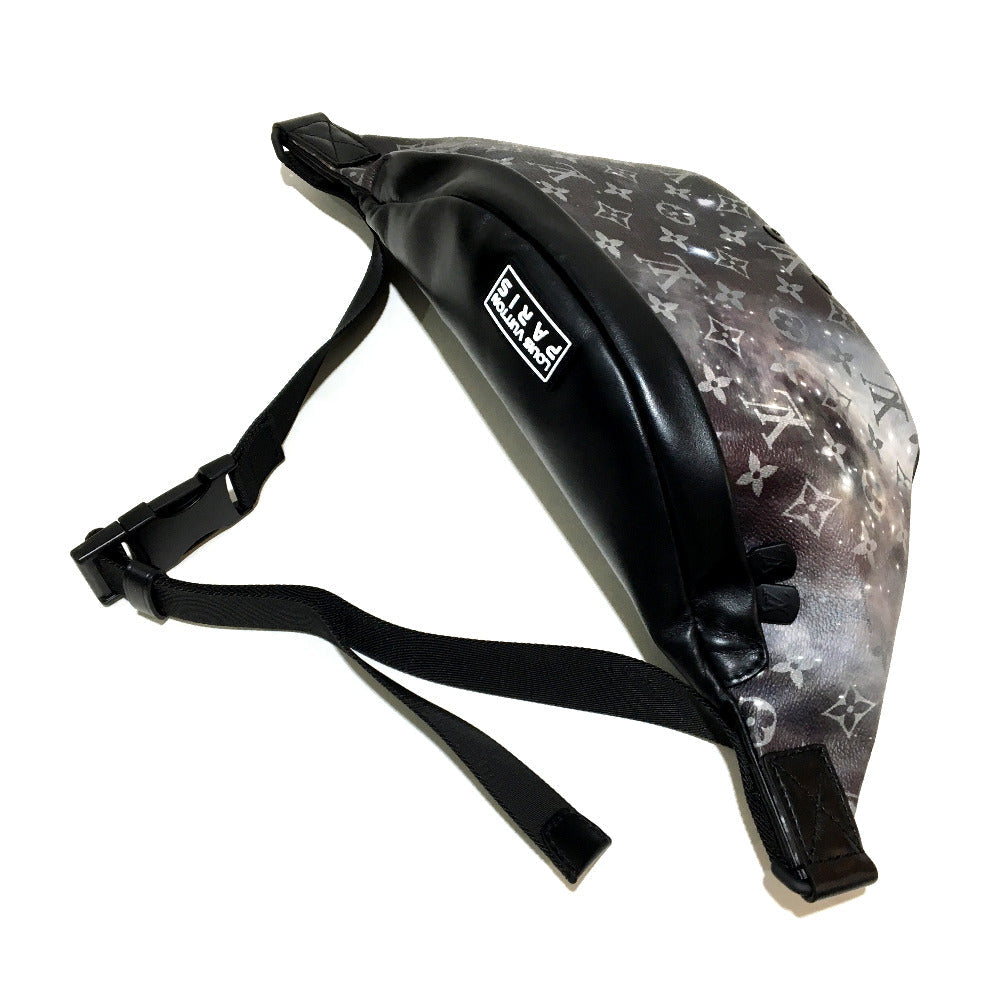 LOUIS VUITTON Sling bag ‚l44444 Monogram Galaxy Canvas, Leather Silverx black Monogram Galaxy Discovery Bum Bag mens Used Authentic