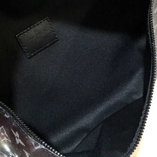 LOUIS VUITTON Sling bag ‚l44444 Monogram Galaxy Canvas, Leather Silverx black Monogram Galaxy Discovery Bum Bag mens Used Authentic