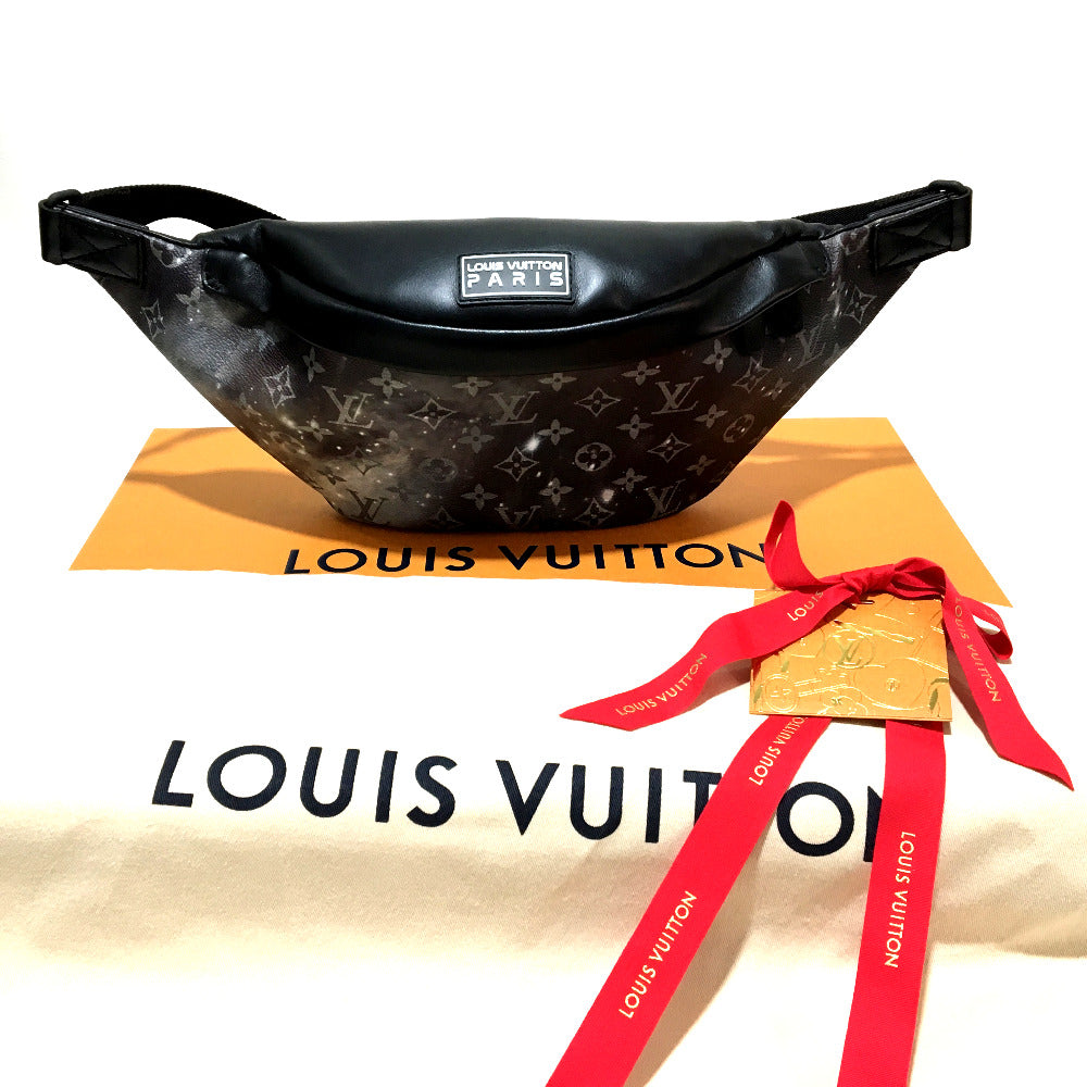 LOUIS VUITTON Sling bag ‚l44444 Monogram Galaxy Canvas, Leather Silverx black Monogram Galaxy Discovery Bum Bag mens Used Authentic