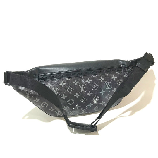 LOUIS VUITTON Sling bag M44444 Monogram Galaxy Canvas black Monogram Galaxy Discovery Bum Bag mens Used Authentic