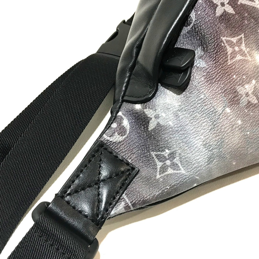 LOUIS VUITTON Sling bag M44444 Monogram Galaxy Canvas black Monogram Galaxy Discovery Bum Bag mens Used Authentic