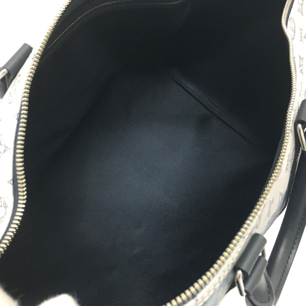 LOUIS VUITTON Boston Duffel bag M54130 Monogram savanna canvas White gray type Monogram savanna Chapman Brothers Keepall 45 Women(Unisex) Used Authentic
