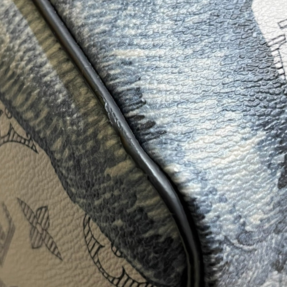 LOUIS VUITTON Boston Duffel bag M54130 Monogram savanna canvas White gray type Monogram savanna Chapman Brothers Keepall 45 Women(Unisex) Used Authentic