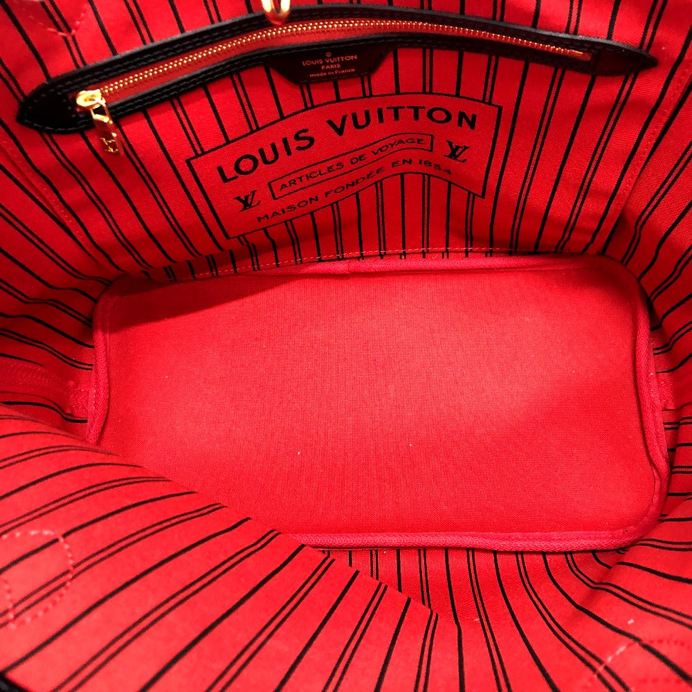 LOUIS VUITTON Tote Bag M42844 Monogram macacer canvas Brown World tour Neverfull MM