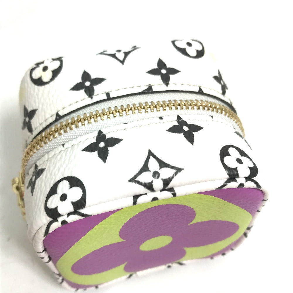 LOUIS VUITTON Pouch M67669 Canvas, Giant Monogram yellow Monogram Giant Portomonet Cube Women Used Authentic