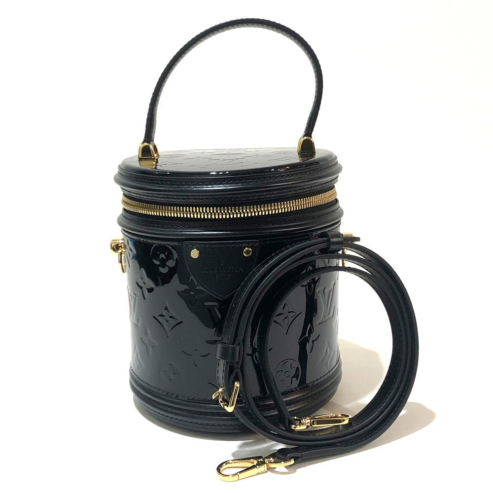 LOUIS VUITTON Handbag M53997 Monogram Vernis black Monogram Vernis Cannes PM Women Used Authentic