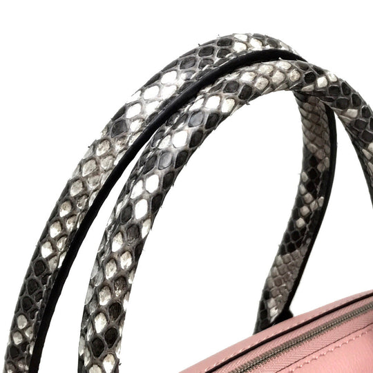 LOUIS VUITTON Handbag N92043  leather pink LockitMM Women Used Authentic