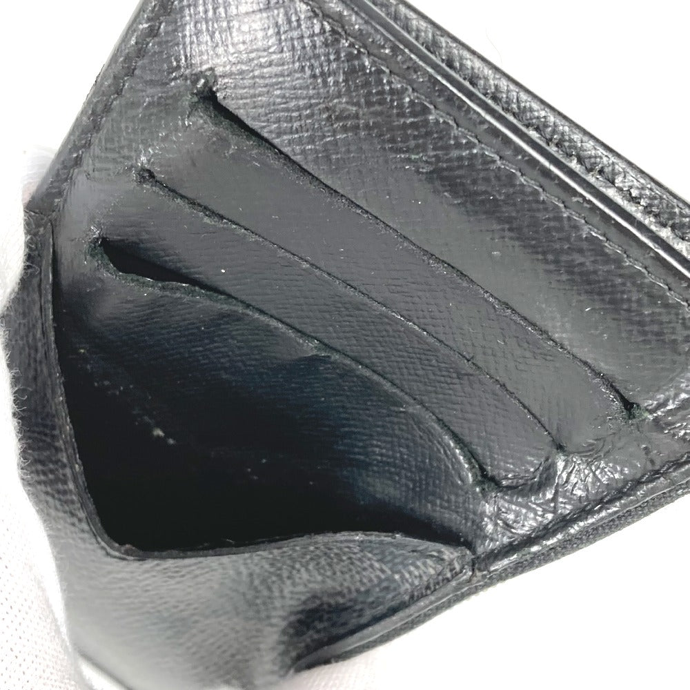 LOUIS VUITTON Coin case N64038 Damier Grafitto Canvas black Damier Grafitte Coin card holder mens Used Authentic