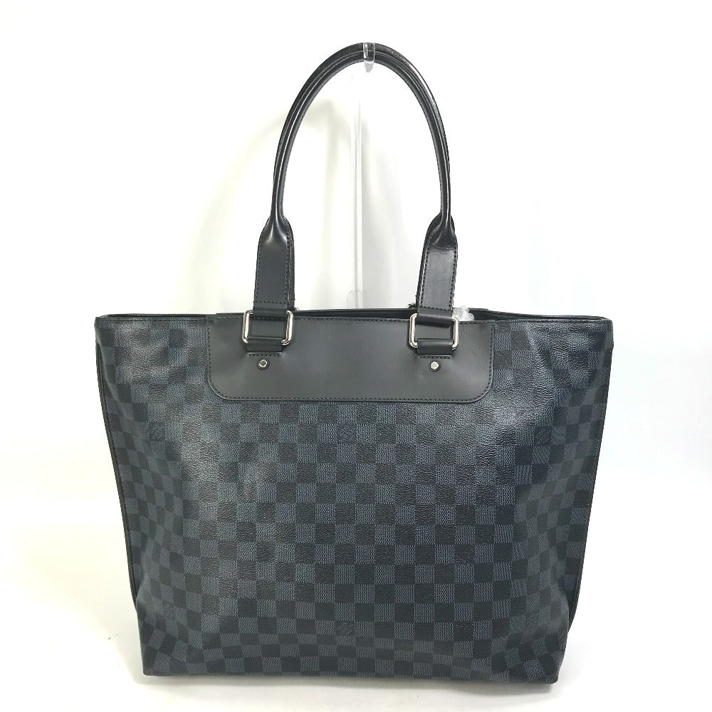 LOUIS VUITTON Tote Bag N41397 Damier Cobalt Canvas Navy Damier Cobalt Cabavayage mens Used Authentic