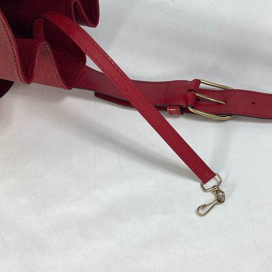 LOUIS VUITTON Shoulder Bag M80193  Epi Leather Red Epi Sack de Paul Women Used Authentic