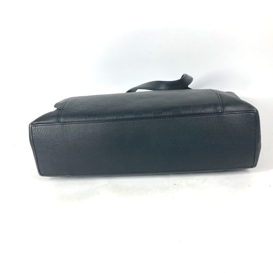 LOUIS VUITTON Tote Bag N41493 Damier Anfini Leather black Damier Anfini Cabavayage mens Used Authentic
