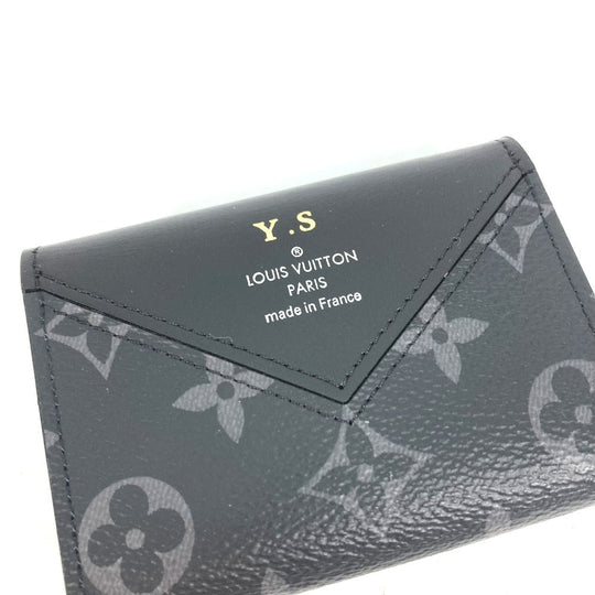 LOUIS VUITTON Card Case GI0198 Monogram Eclipse Canvas black Etui cult arseine mens(Unisex) Used Authentic