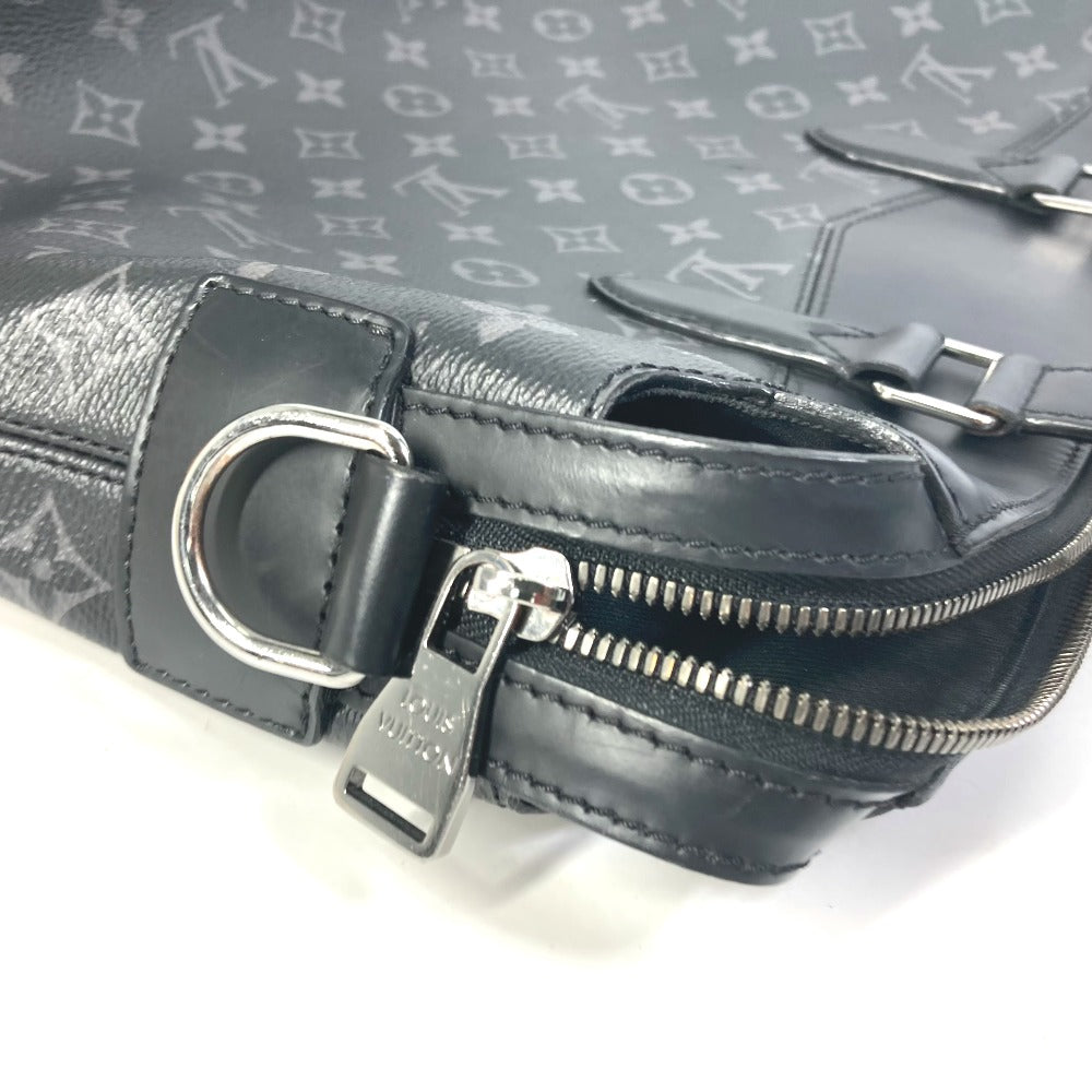 LOUIS VUITTON Tote Bag M40567 Monogram Eclipse Canvas black Monogram Eclipse Tote Explorer mens Used Authentic