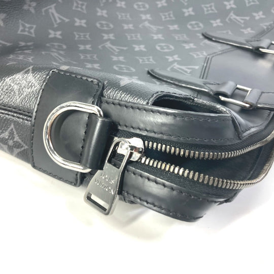 LOUIS VUITTON Tote Bag M40567 Monogram Eclipse Canvas black Monogram Eclipse Tote Explorer mens Used Authentic
