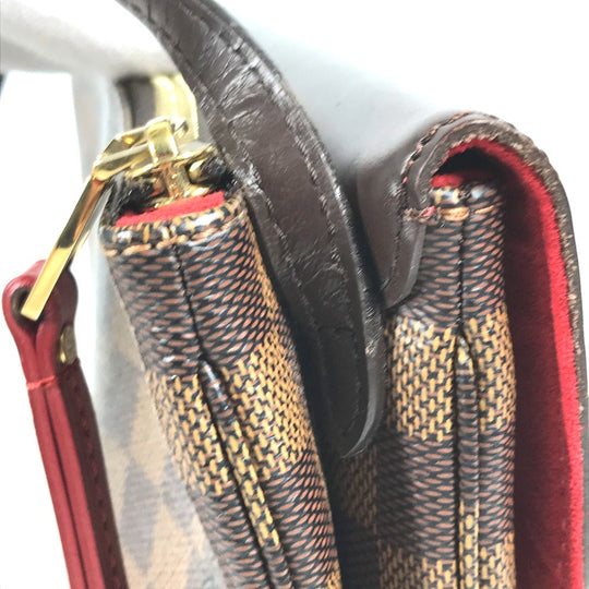 LOUIS VUITTON Shoulder Bag N48259 Damier canvas Brown Damier Twice Women Used Authentic