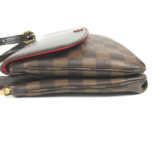 LOUIS VUITTON Shoulder Bag N48259 Damier canvas Brown Damier Twice Women Used Authentic