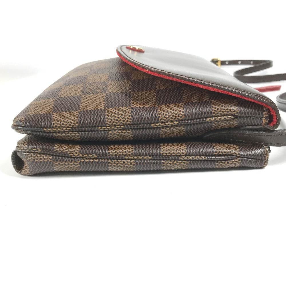 LOUIS VUITTON Shoulder Bag N48259 Damier canvas Brown Damier Twice Women Used Authentic
