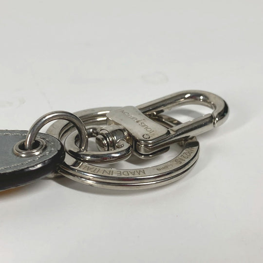 LOUIS VUITTON key ring MP2215 rubber yellow Monogram Titanium Porto Cle Mascot Rocket mens Used Authentic