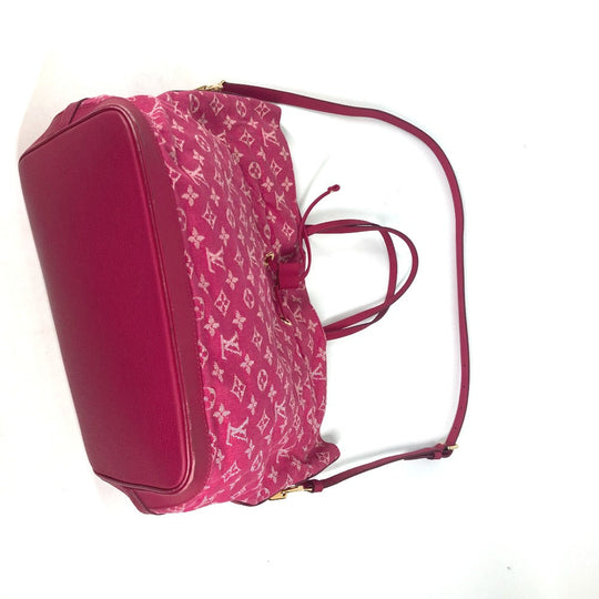LOUIS VUITTON Shoulder Bag M40870 Monogram denim pink Monogram denim Noeful MM Women Used Authentic