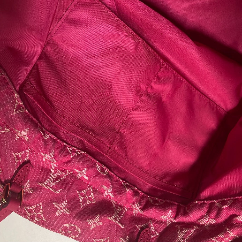 LOUIS VUITTON Shoulder Bag M40870 Monogram denim pink Monogram denim Noeful MM Women Used Authentic