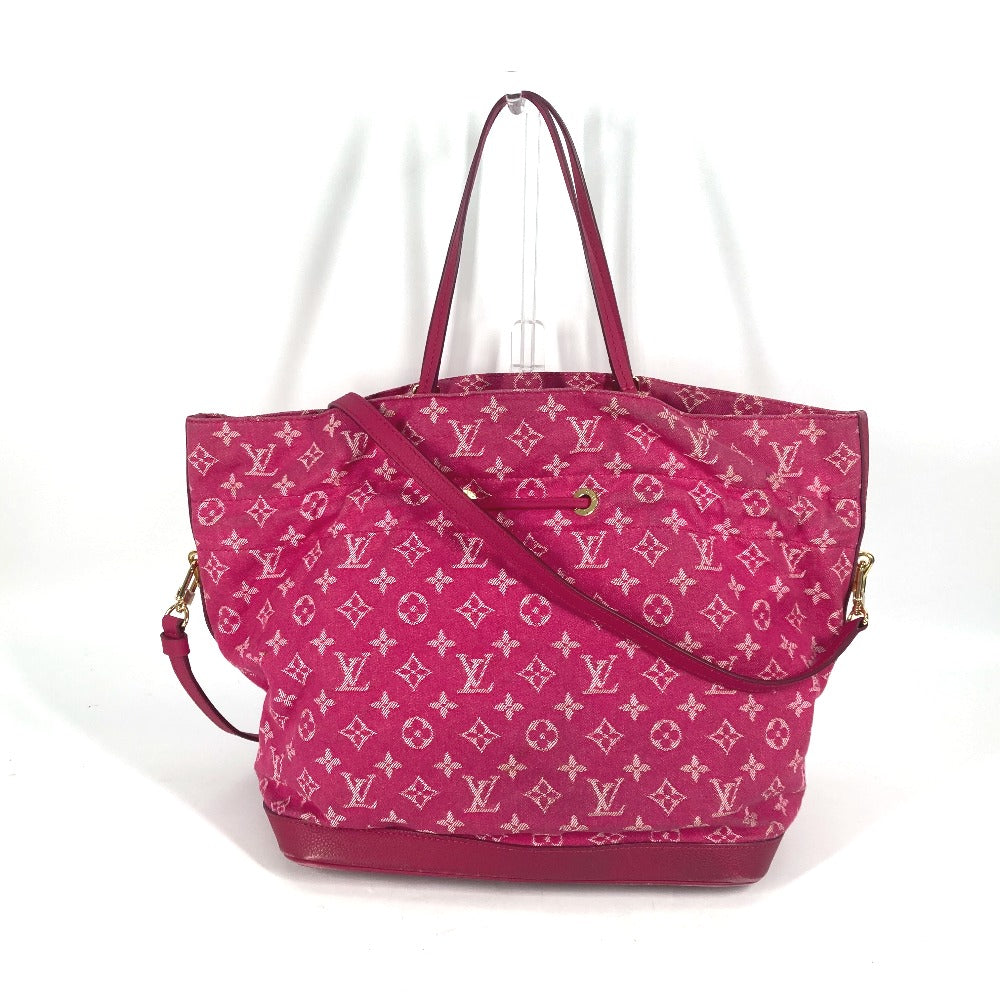 LOUIS VUITTON Shoulder Bag M40870 Monogram denim pink Monogram denim Noeful MM Women Used Authentic