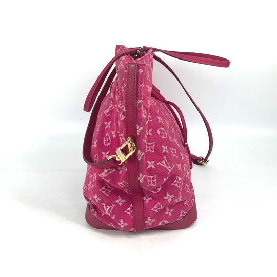 LOUIS VUITTON Shoulder Bag M40870 Monogram denim pink Monogram denim Noeful MM Women Used Authentic