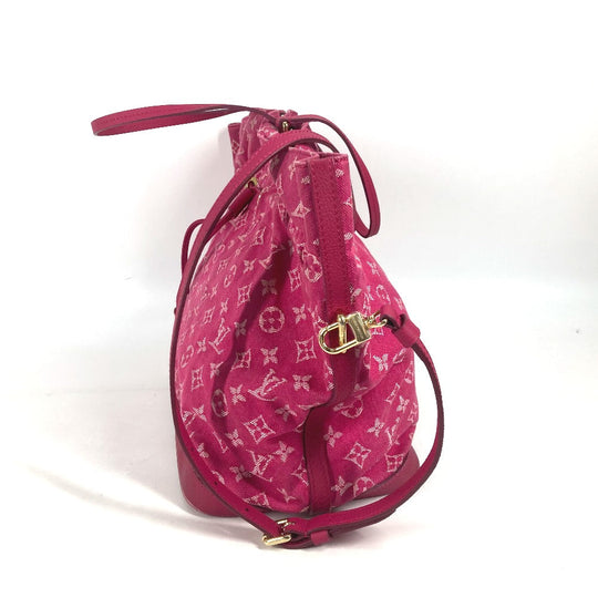 LOUIS VUITTON Shoulder Bag M40870 Monogram denim pink Monogram denim Noeful MM Women Used Authentic