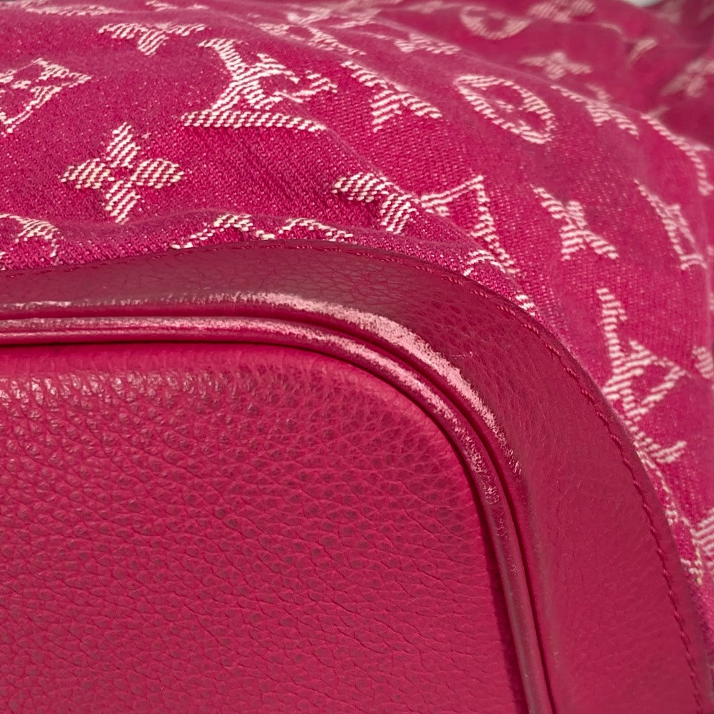 LOUIS VUITTON Shoulder Bag M40870 Monogram denim pink Monogram denim Noeful MM Women Used Authentic