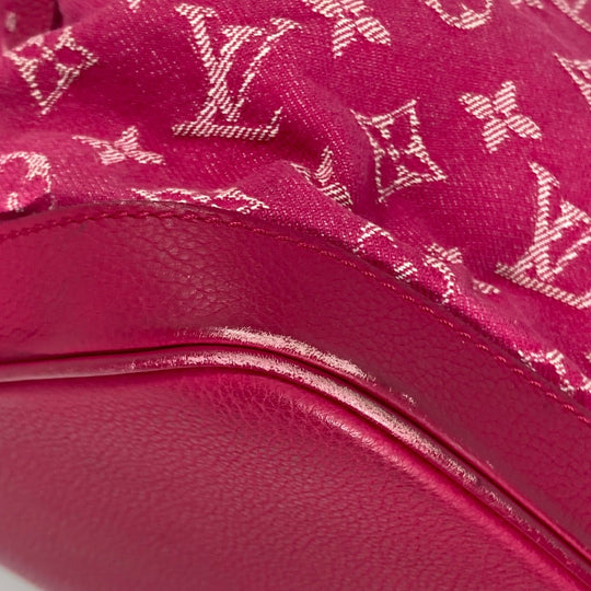 LOUIS VUITTON Shoulder Bag M40870 Monogram denim pink Monogram denim Noeful MM Women Used Authentic