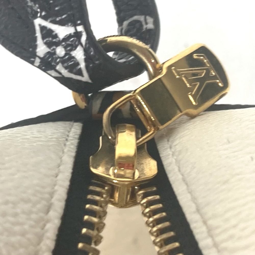 LOUIS VUITTON Shoulder Bag M67883 leather black monogram jungle Beach porch Women Used Authentic