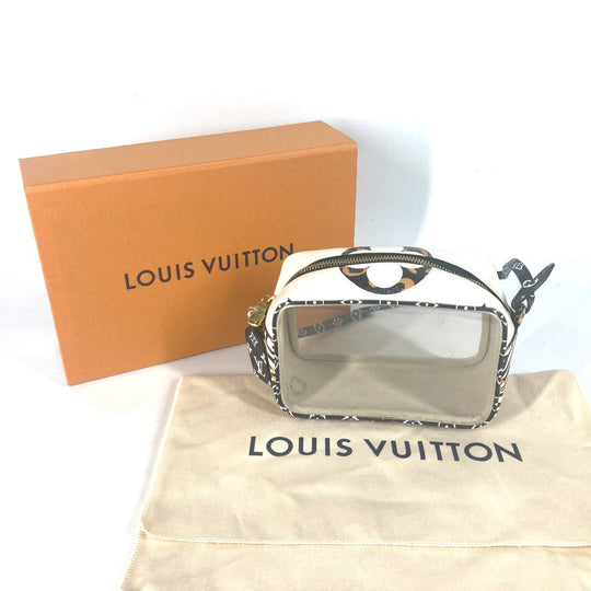 LOUIS VUITTON Shoulder Bag M67883 leather black monogram jungle Beach porch Women Used Authentic