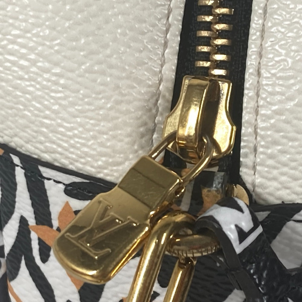 LOUIS VUITTON Shoulder Bag M67883 leather black monogram jungle Beach porch Women Used Authentic