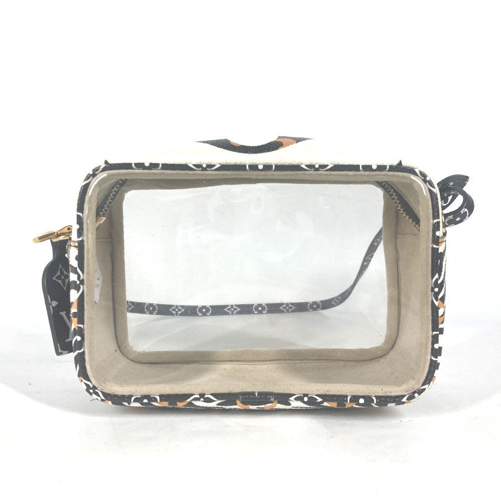 LOUIS VUITTON Shoulder Bag M67883 leather black monogram jungle Beach porch Women Used Authentic