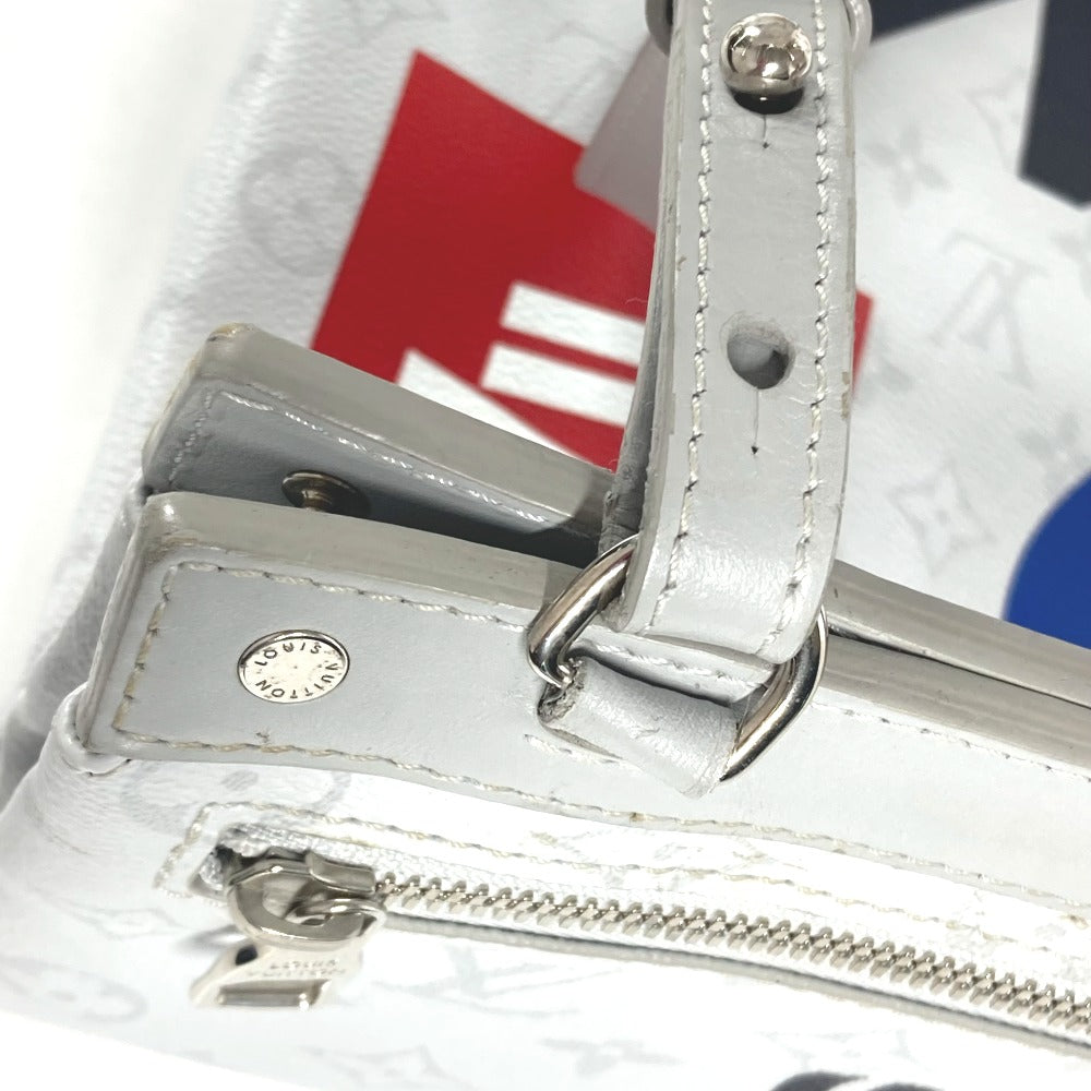 LOUIS VUITTON Tote Bag M44627 Monogram canvas white Monogram white Flat Vertical Tote mens Used Authentic