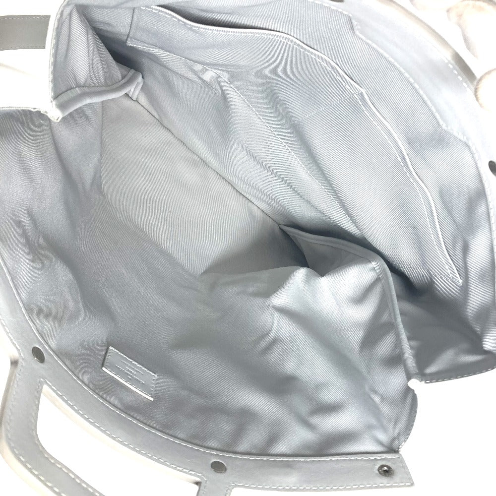 LOUIS VUITTON Tote Bag M44627 Monogram canvas white Monogram white Flat Vertical Tote mens Used Authentic