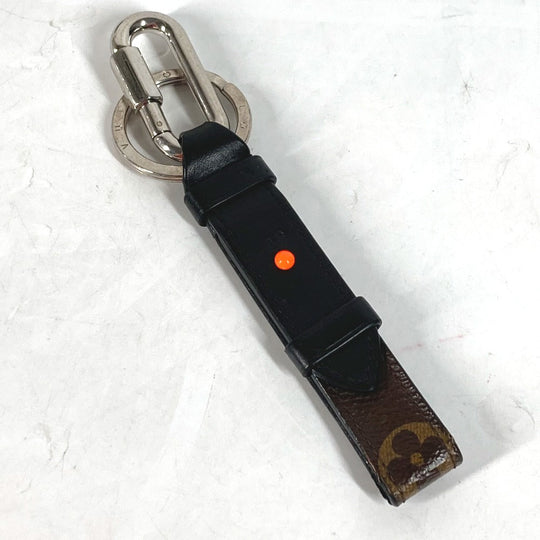 LOUIS VUITTON key ring MP2293 Monogram canvas Brown Monogram Porto Cle Dragonne mens Used Authentic