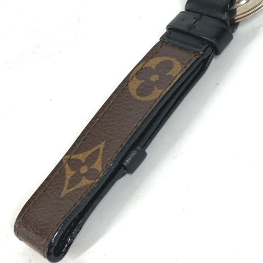 LOUIS VUITTON key ring MP2293 Monogram canvas Brown Monogram Porto Cle Dragonne mens Used Authentic