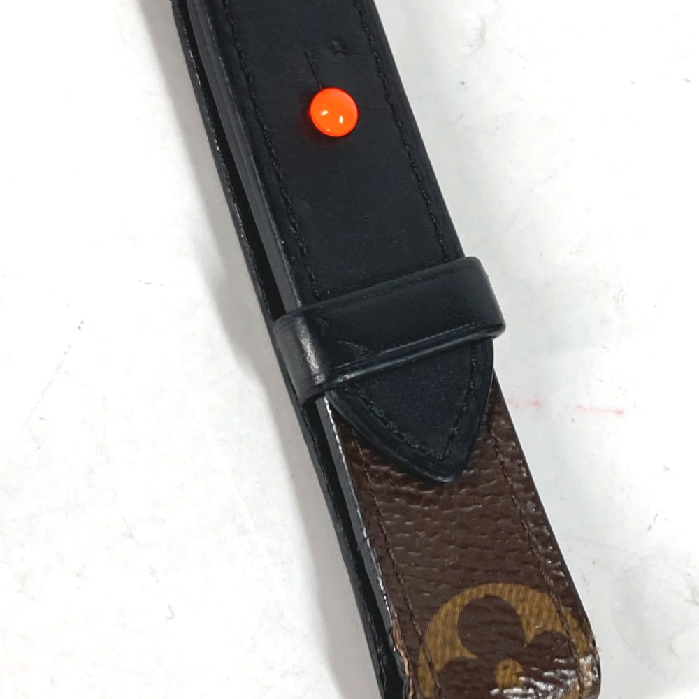 LOUIS VUITTON key ring MP2293 Monogram canvas Brown Monogram Porto Cle Dragonne mens Used Authentic