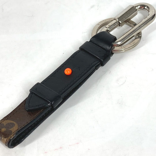 LOUIS VUITTON key ring MP2293 Monogram canvas Brown Monogram Porto Cle Dragonne mens Used Authentic