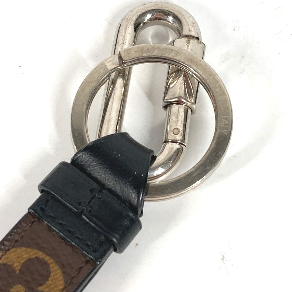 LOUIS VUITTON key ring MP2293 Monogram canvas Brown Monogram Porto Cle Dragonne mens Used Authentic