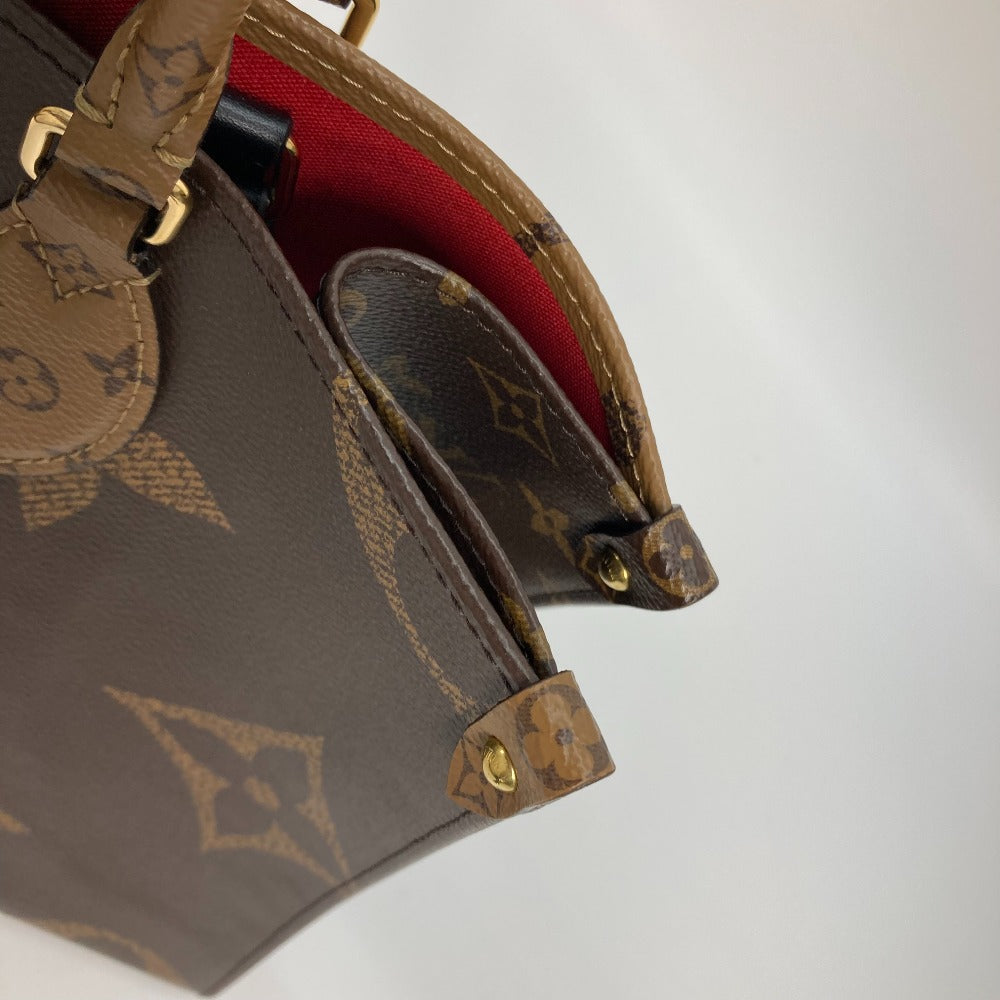 LOUIS VUITTON Tote Bag M45321 Monogram reverse canvas Brown Monogram On the Go MM Women Used Authentic