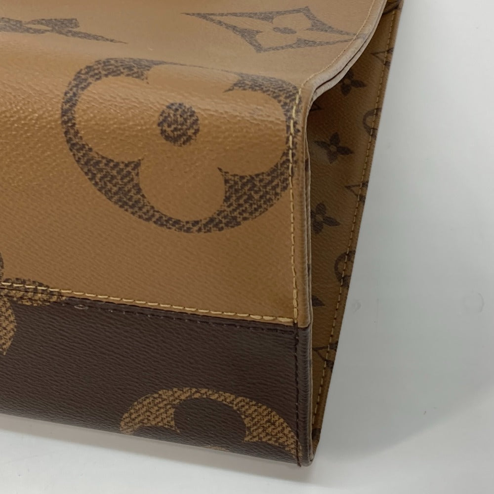 LOUIS VUITTON Tote Bag M45321 Monogram reverse canvas Brown Monogram On the Go MM Women Used Authentic