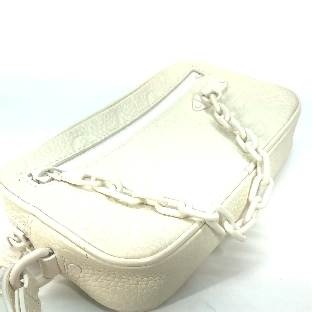 LOUIS VUITTON Clutch bag M53551  Monogram Ann Platt Leather white Monogram Ann Platt Pochette Volga Women Used Authentic