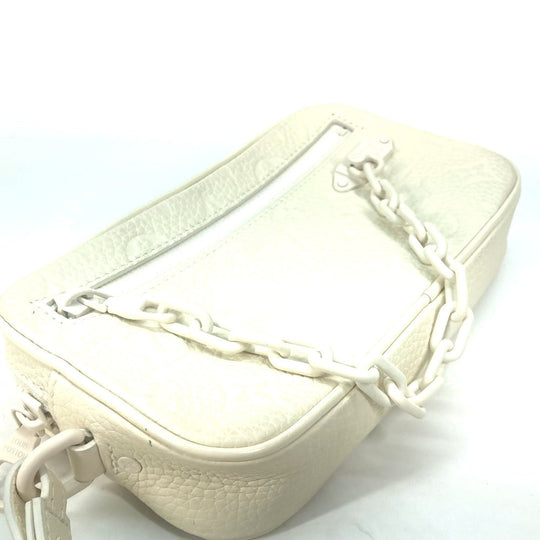 LOUIS VUITTON Clutch bag M53551  Monogram Ann Platt Leather white Monogram Ann Platt Pochette Volga Women Used Authentic