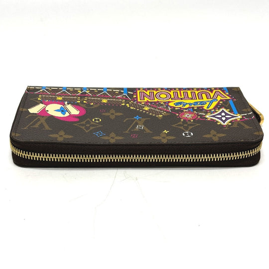 LOUIS VUITTON Long Wallet Purse M69750 Monogram canvas Brown 2020 Monogram Vivienne Amusement Park Zippy wallet Women Used Authentic